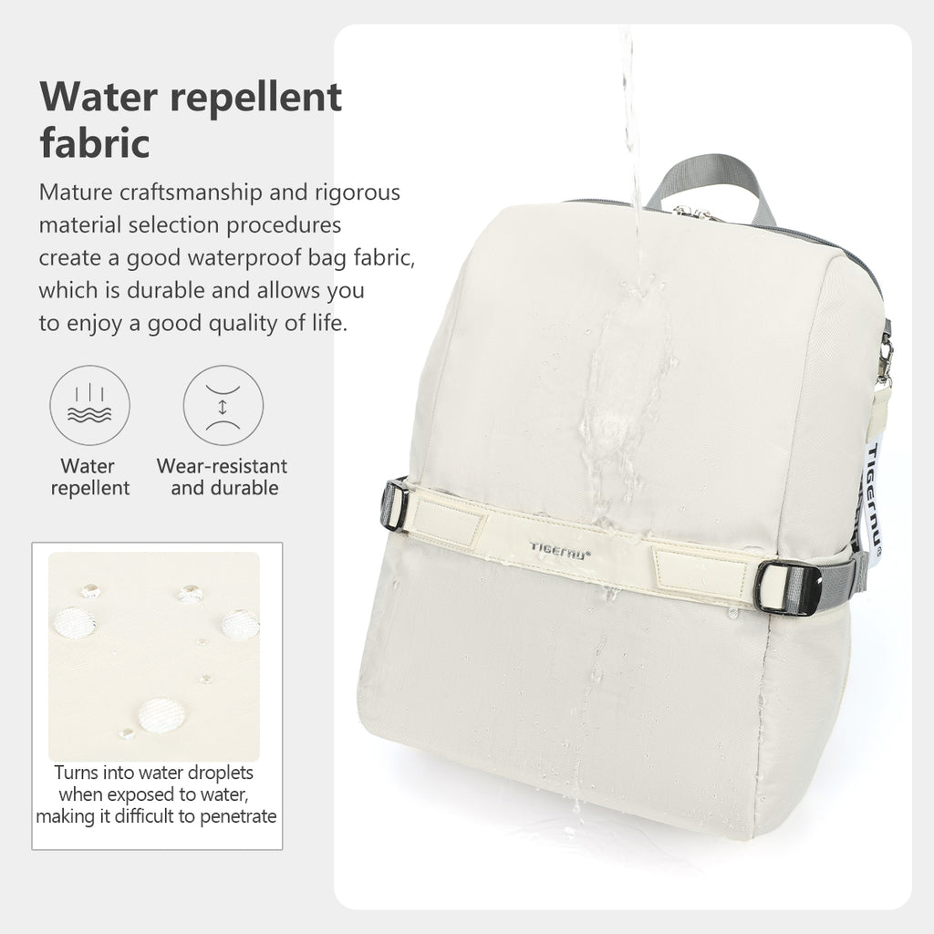 Snygg Ryggsäck Off-White – Elegant Datorryggsäck & Vardagsväska