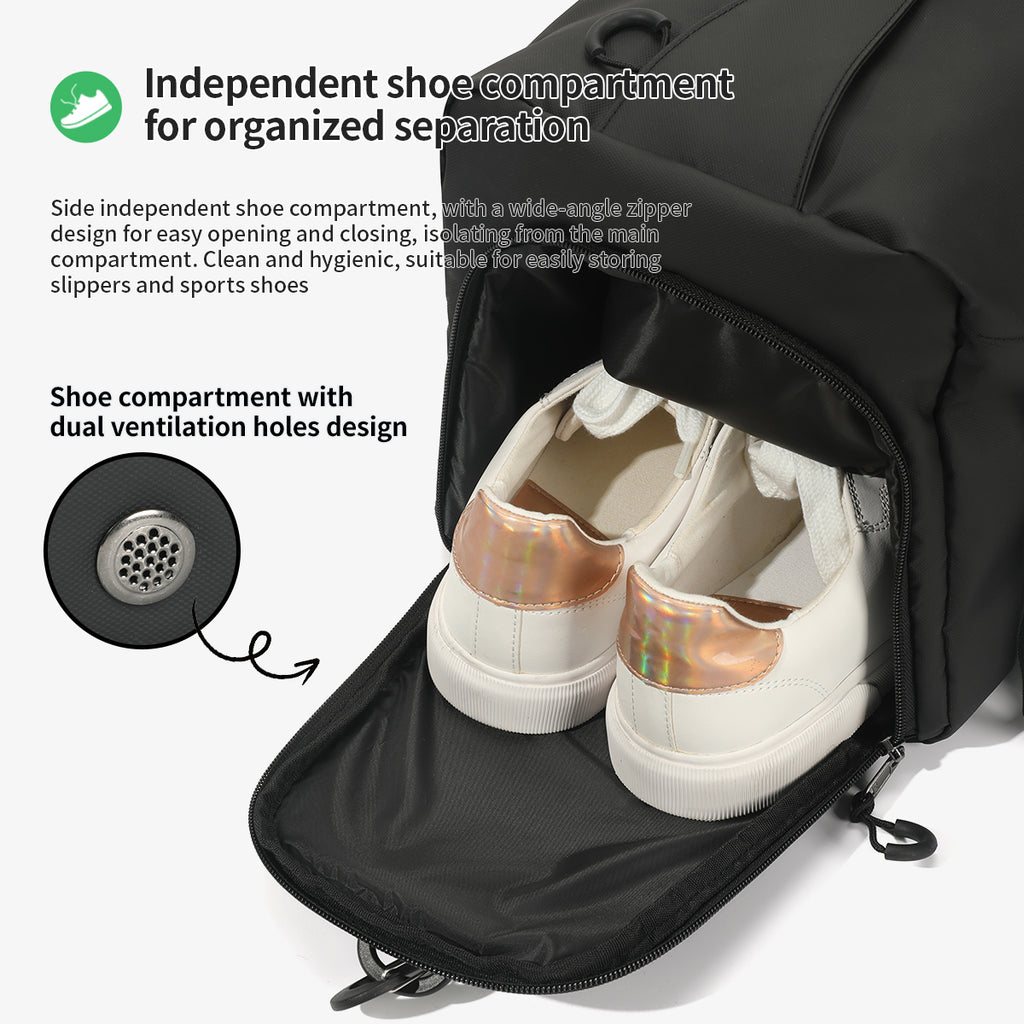 Gym- och Reseväska med Skofack – Träningsväska & Handbagage